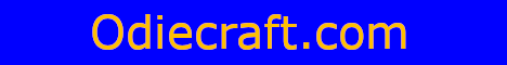 Odie Craft Dot Com minecraft server banner