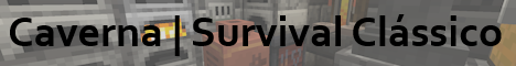 Caverna minecraft server banner