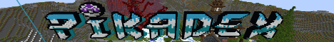 Pikadex minecraft server banner