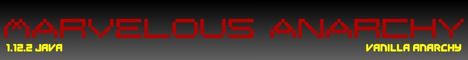 Marvelous Anarchy minecraft server banner