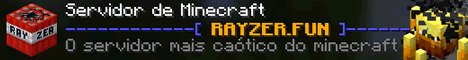 RAYZER.FUN minecraft server banner