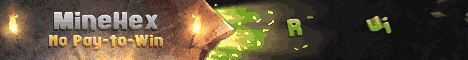 MineHex minecraft server banner