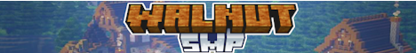 Walnut SMP minecraft server banner
