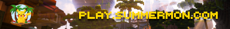 Summermon minecraft server banner