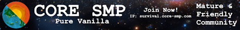 CORE SMP minecraft server banner