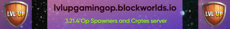 LVLUP Gaming minecraft server banner