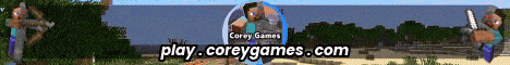 Corey Games Live minecraft server banner