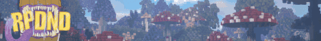 RPDND | 5th ed. D&D RP | 16+ Only minecraft server banner
