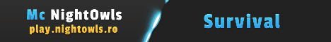 Mc Nightowls minecraft server banner