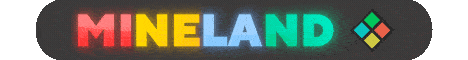 Mineland minecraft server banner