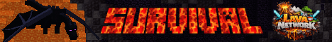LavaNetwork Survival | Skyblock minecraft server banner
