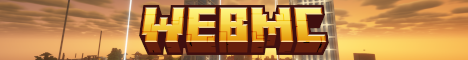 WebMC minecraft server banner