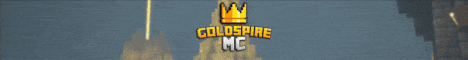 GoldspireMC minecraft server banner
