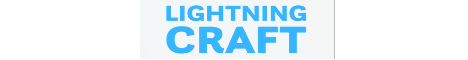 LIGHTNING CRAFT minecraft server banner