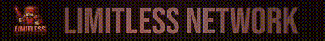 Limitless Network minecraft server banner