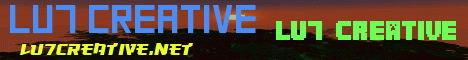 LU7 Creative minecraft server banner