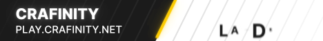Crafinity - Craft Your Adventure minecraft server banner
