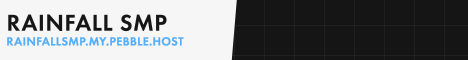 RainFall SMP minecraft server banner