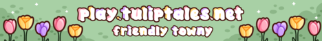 TulipTales minecraft server banner