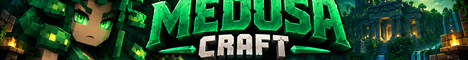 Medusa Craft minecraft server banner
