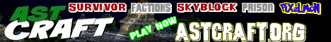ASTCraft Survivor minecraft server banner