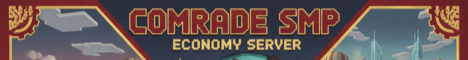 Comerade smp minecraft server banner