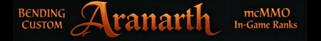Aranarth minecraft server banner
