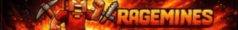 RageMines minecraft server banner