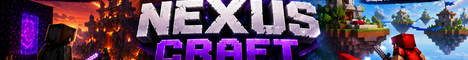 NexusCraft minecraft server banner