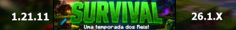SurvivalRei minecraft server banner