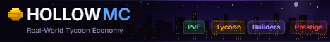 Hollow MC minecraft server banner