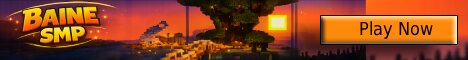 Baine SMP minecraft server banner
