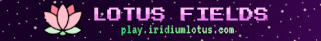 Lotus Fields minecraft server banner