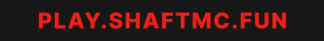 ShaftMC | 1.21x minecraft server banner