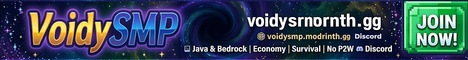 VoidySMP minecraft server banner