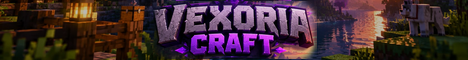 VexoriaCraft minecraft server banner