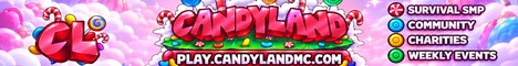 CandylandMC minecraft server banner