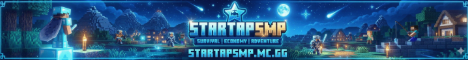 StarTapSMP minecraft server banner