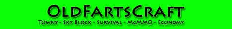OldFartsCraft minecraft server banner