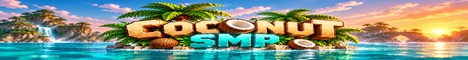 Coconut SMP minecraft server banner