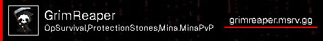 GrimReaper minecraft server banner