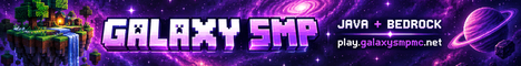Galaxy SMP minecraft server banner