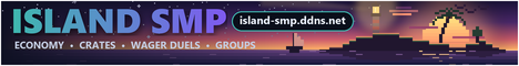 Island SMP minecraft server banner