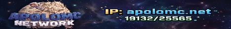 ApoloMC Network minecraft server banner
