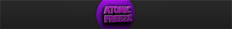 Atomic Prison minecraft server banner