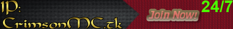 CrimsonMC minecraft server banner