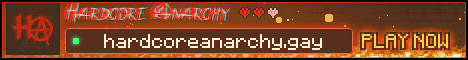 Hardcore Anarchy minecraft server banner