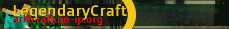 LegendaryCraft minecraft server banner